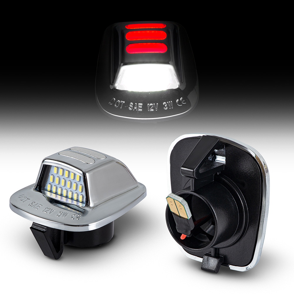 Dodge Dakota LED License Plate Light
sliver chrome housing