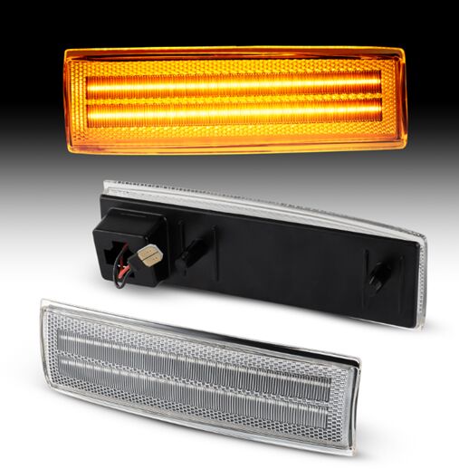 Chevrolet Blazer Front Bumper LED Side Marker
(Clear Len)(Smoked Len)(amber Len)
1set=2pcs 
