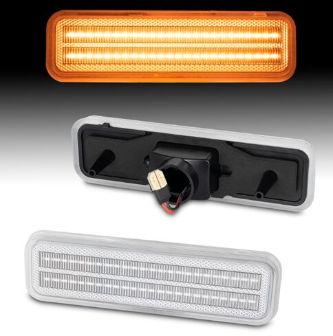  Dodge Charger Front Bumper LED Side Marker
(Clear Len)(Smoked Len)(amber Len)(Clear Len)(Smoked Len)(amber Len)
1set=
