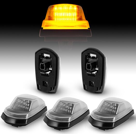 Ford F250 2017-LED Cab Roof Light
(Clear Len)(Smoked Len)(amber  Len)
1set=5pcs 