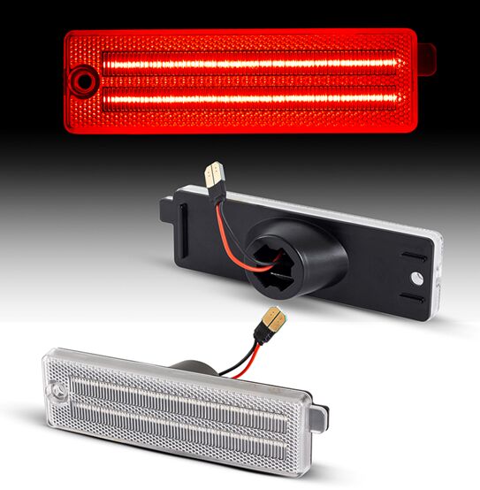 Chevy Camaro Bumper LED side marker
(Clear Len)(Smoked Len)(Red Len)