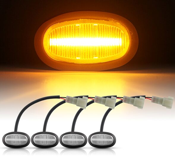 Ford F150 2009 LED Front/Rear  Dual  Fender side marker Light 
(Clear Len)(Smoked Len)(Orange Len)