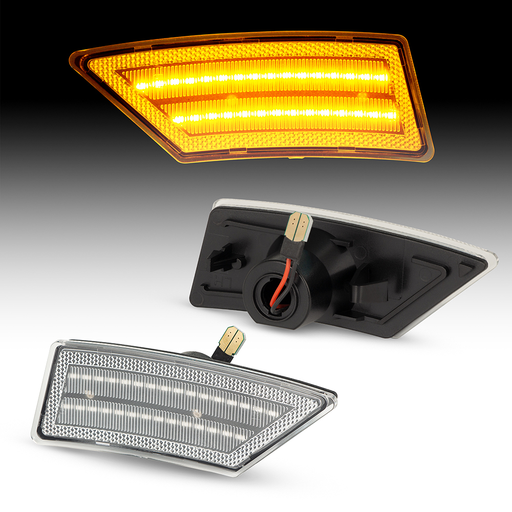 Ford  Ranger 2019 Front Bumper LED side marker
(Clear Len)(Smoked Len)