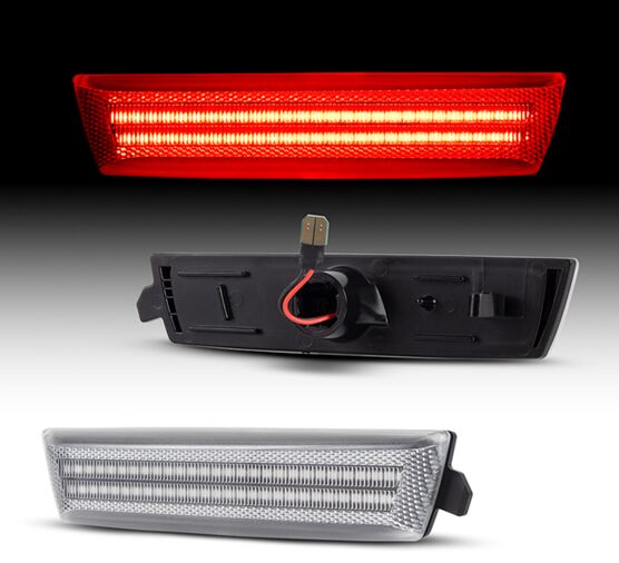 Chevrolet Malibu  Rear Bumper LED side marker
(Clear Len)(Smoked Len)(red Len)