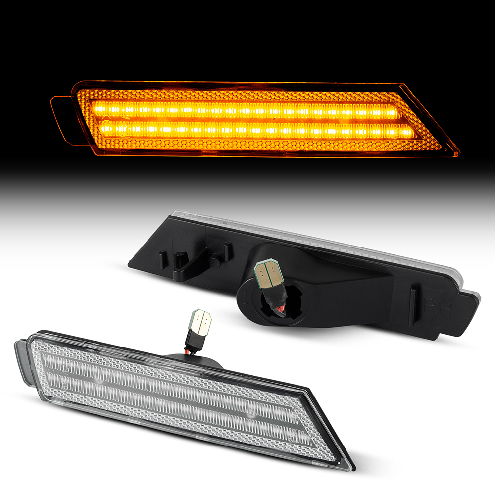 Chevrolet Camaro 2010 LED Front Bumper Side  Marker  
(Clear Len)(Smoked Len)