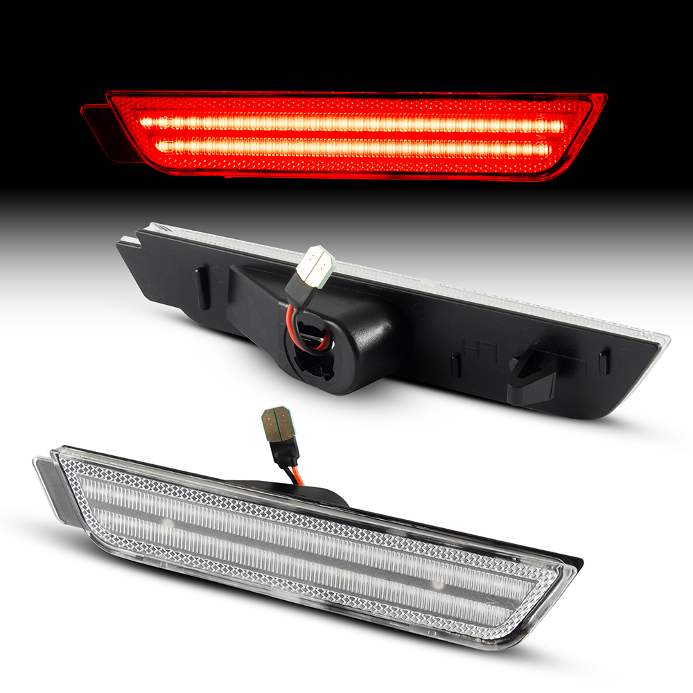 Chevrolet Camaro 2010 LED Rear  Bumper Side  Marker 
(Clear Len)(Smoked Len)