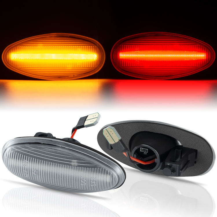 Chevrolet Siverado  LED Front + Rear Fender side marker 
(Clear Len)(Smoked Len) 