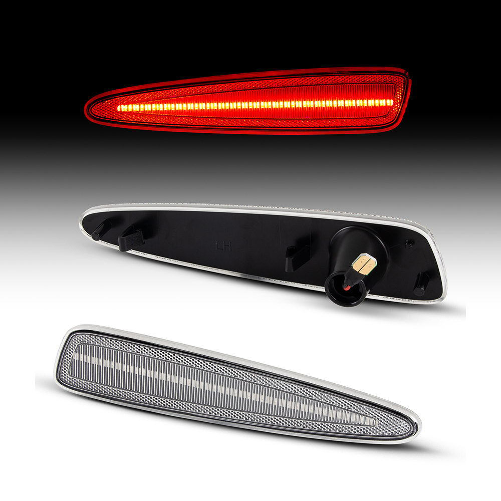 Chevrolet Corvette C6 LED Rear Bumper Side  Marker Type-A
(Clear Len)(Smoked Len)(Red Len)