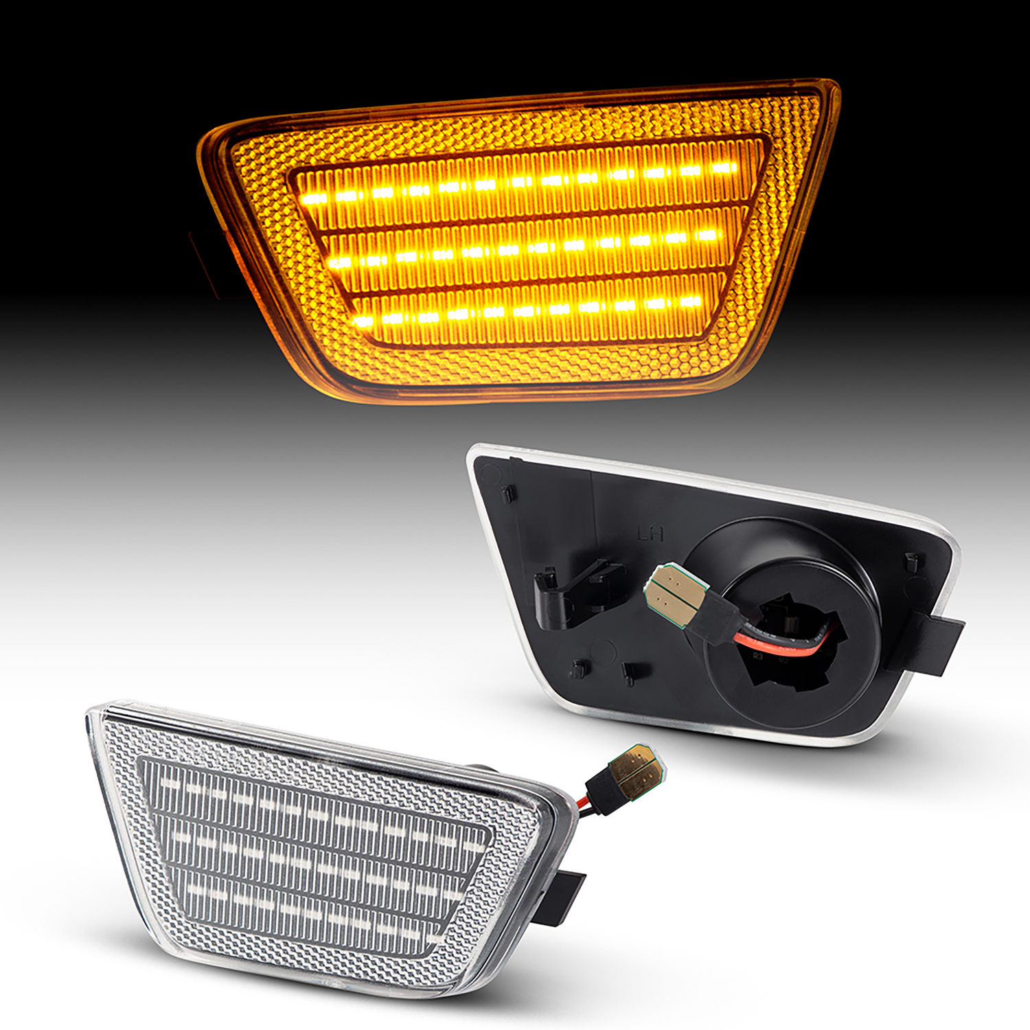 Chevrolet Cruze 2011 LED Bumper Side  Marker 
(Clear Len)(Smoked Len)