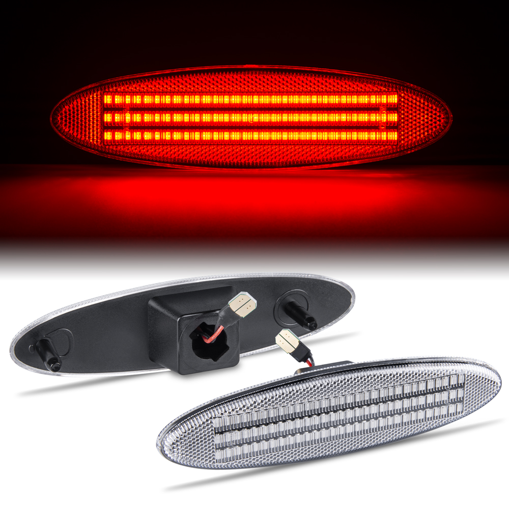 Chevrolet Corvette C5 LED Rear Bumper  Side  Marker Type-B
(Clear Len)(Smoked Len)(Red Len)