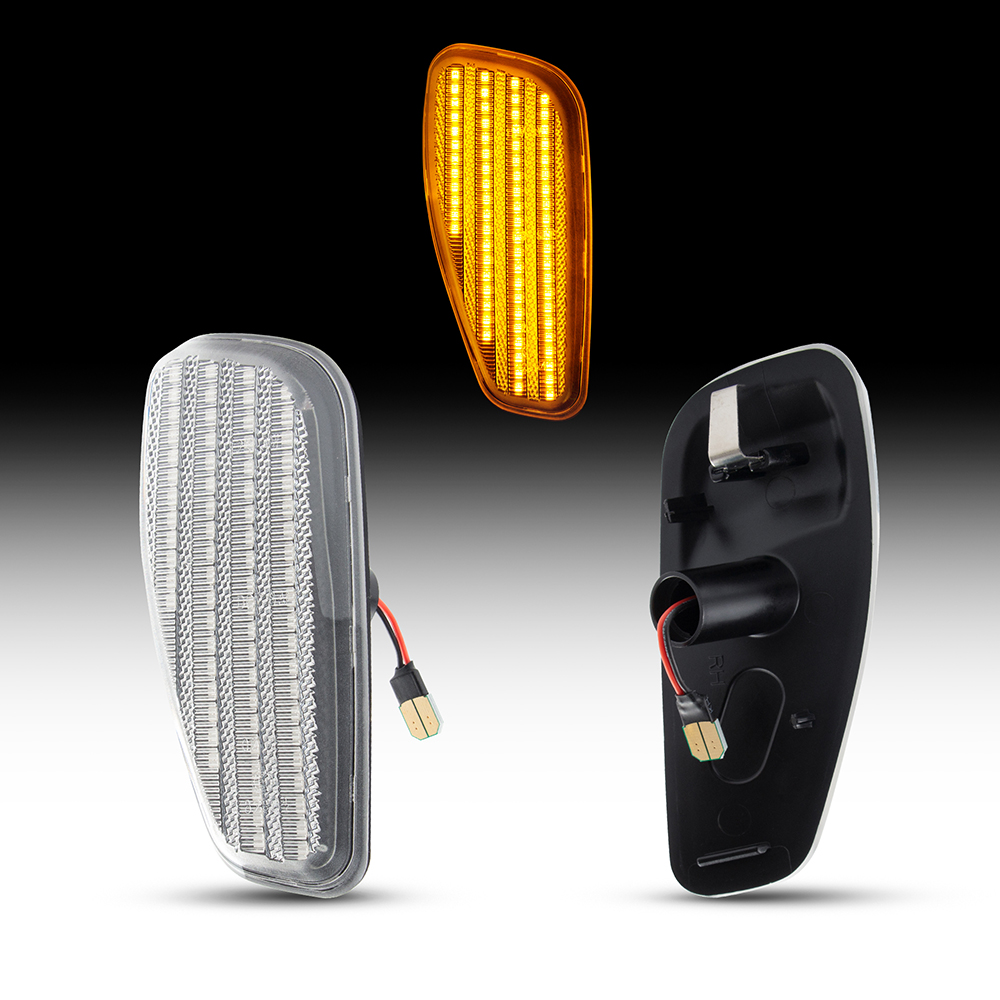 Jeep Renegade  Front Bumper LED side marker
(Clear Lens)（smoked lens)