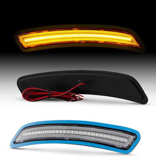Toyota Supra Front Bumper LED side marker
(Clear Len)(Smoked Len)(Orange Len)