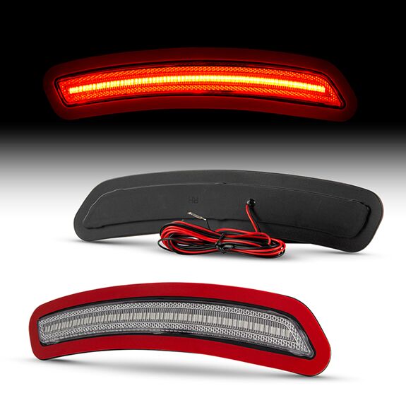 Toyota Supra  Rear Bumper LED side marker
(Clear Len)(Smoked Len)(red Len)