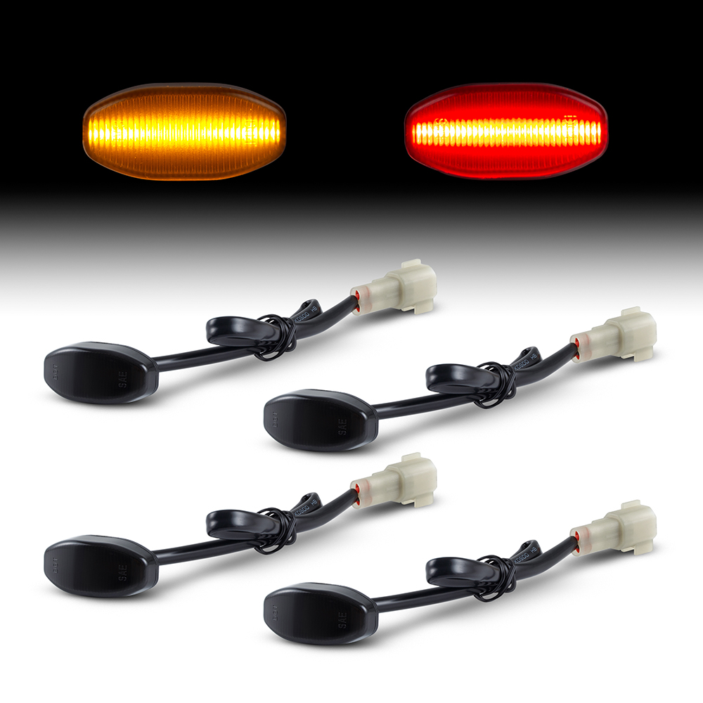 Ford F150 2009 LED Front/Rear  Dual  Fender side marker Light
(Clear Len)(Smoked Len)(Orange Len)