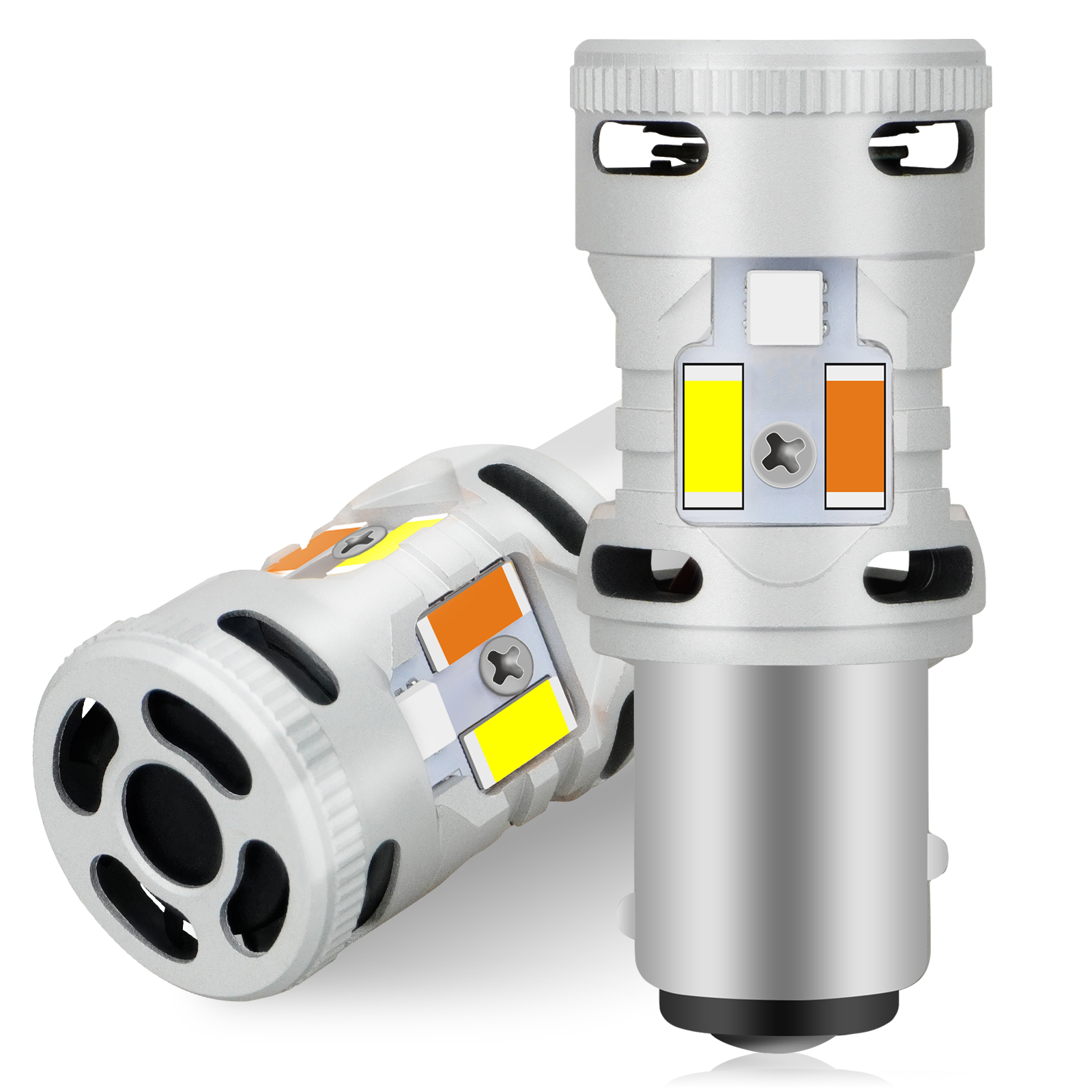PL-P9 Pro Canbus LED Bulb BAY15D 8 CSP High Power
Dual Color