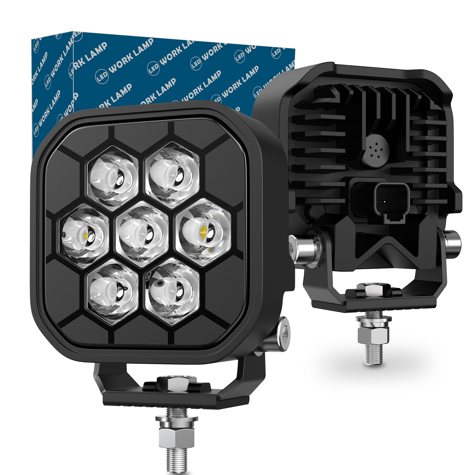 PL-17G  H-Performance                    3.5″  45W Square LED Work Light
(Spot)
