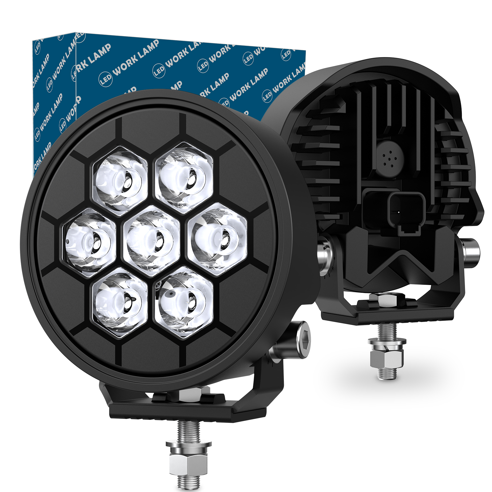 PL-17G H-Performance                    3.8″  45W Round  LED Work Light    
(Spot)