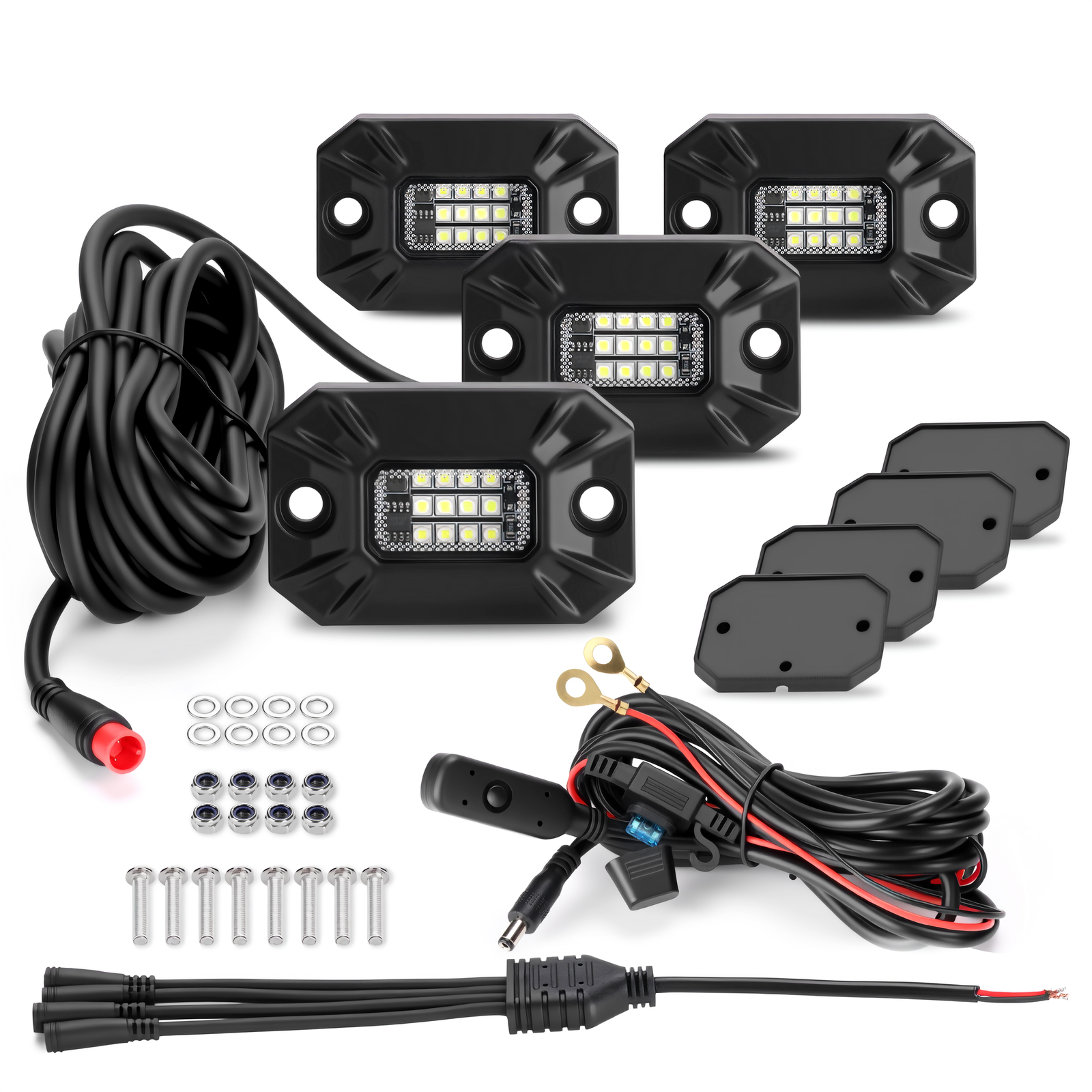 PL-S9 Super Sport 2″ LED Rock Light 4 POD Kits
