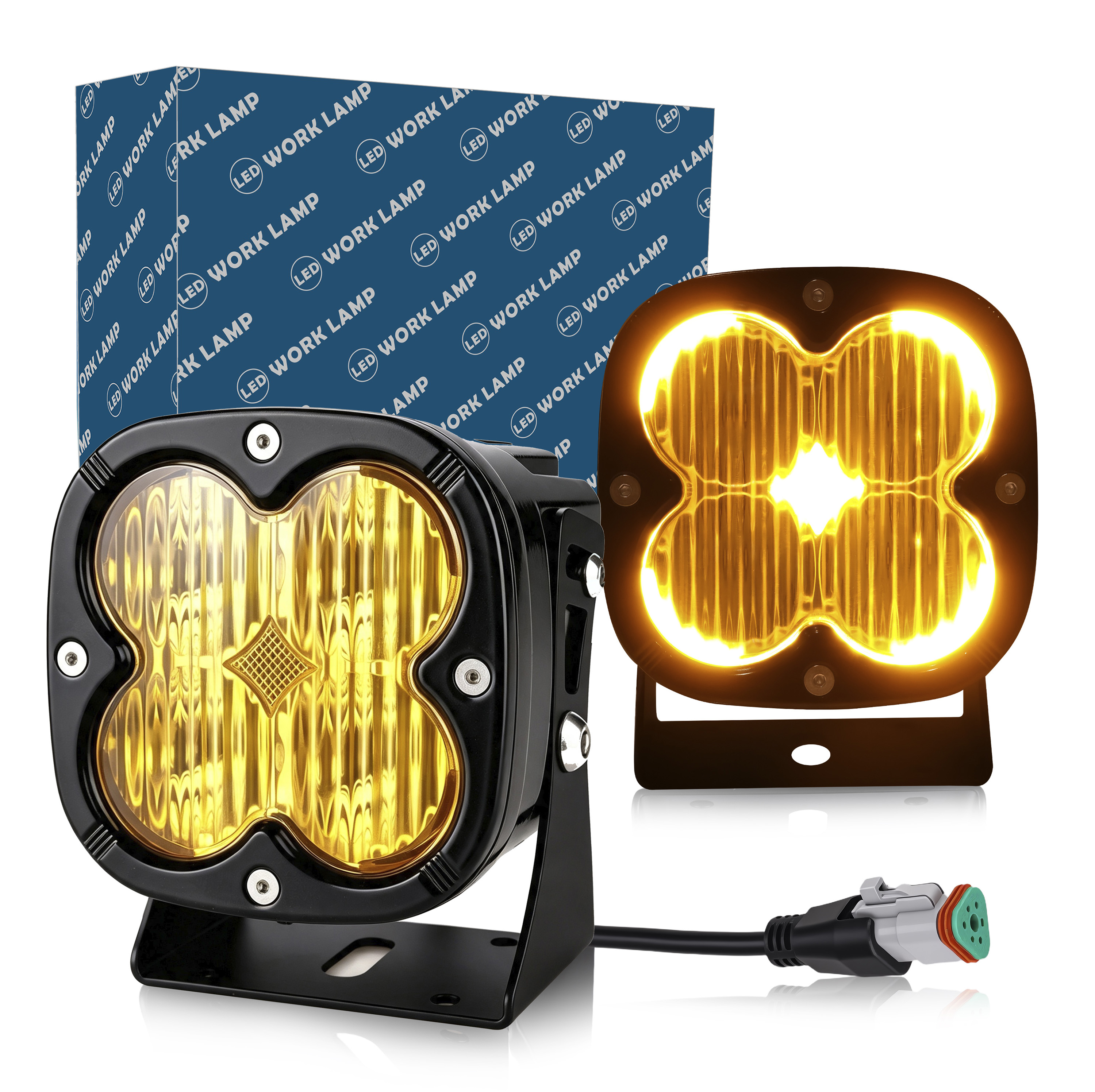 G11  5″ 80W LED Work  Light Wide Driving(Yellow)