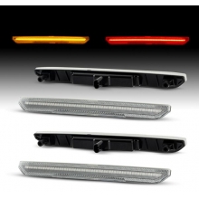 GMC 2500/3500 Front/Rear  Dual  Fender side marker Light 
1set=4pcs 
(Clear Len)(Smoked Len)(Orange Len+red len)