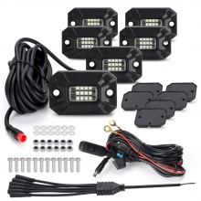PL-S9 Super Sport  2″ LED Rock Light 6 POD Kits