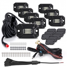PL-S9 Super Sport   2″ LED Rock Light 8 POD Kits