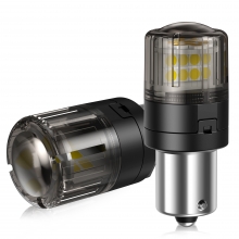 P12 BA15S  LED Bulb Smoked