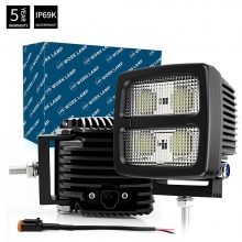 Premium 5″  Compact Square 80W   